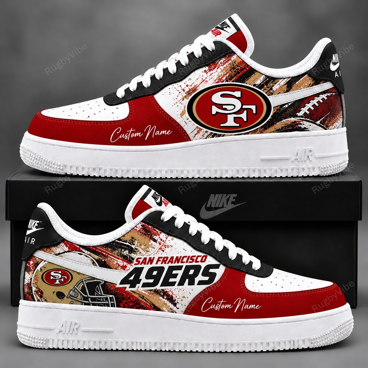 San Francisco 49ers Game Day Kicks Air Force 1