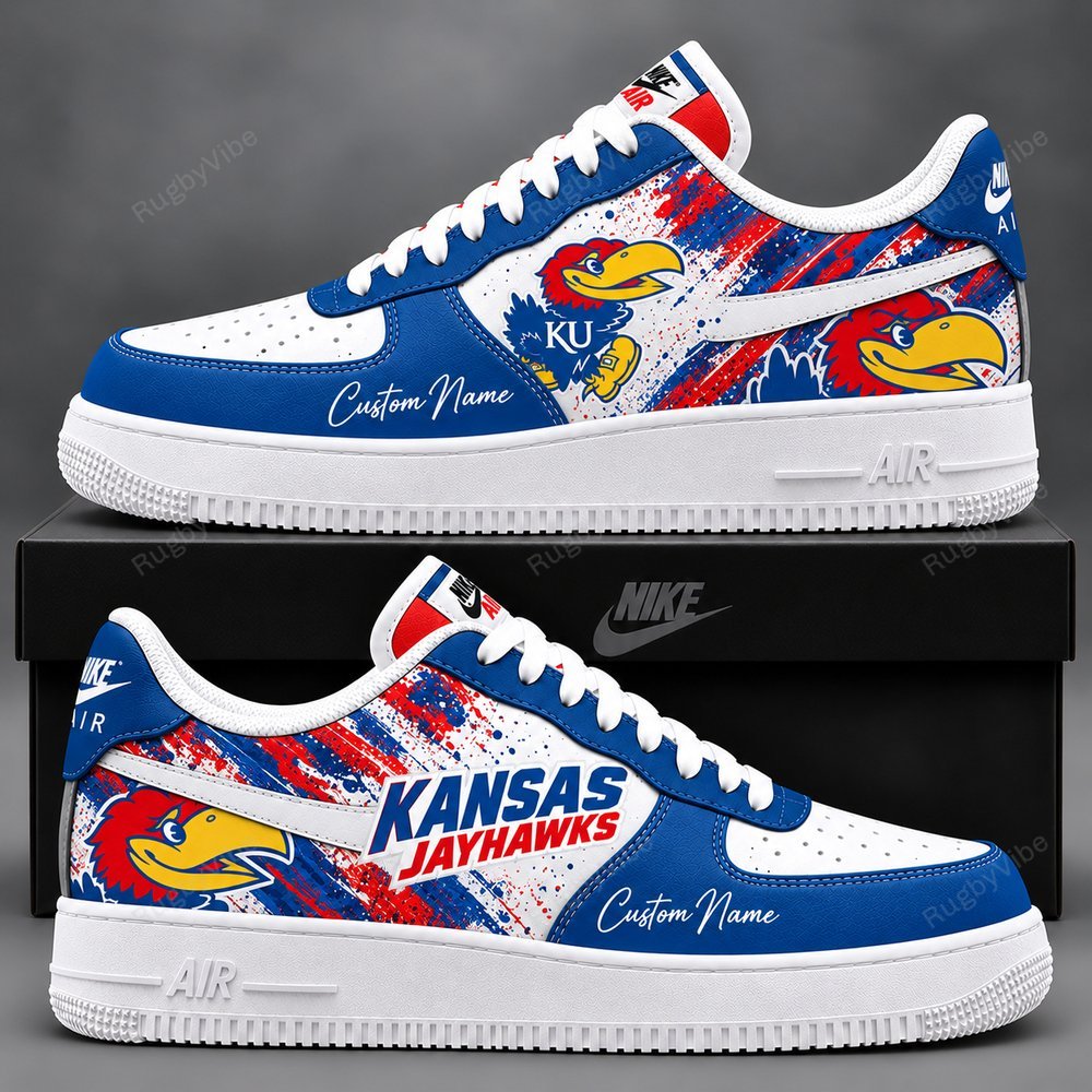 KS Jayhawks Game Day Kicks Air Force 1