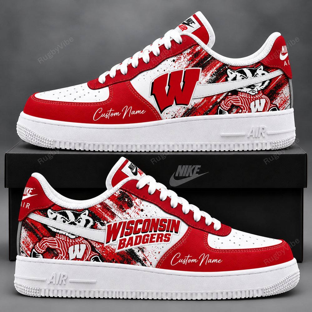 Wisconsin Badgers Game Day Kicks Air Force 1