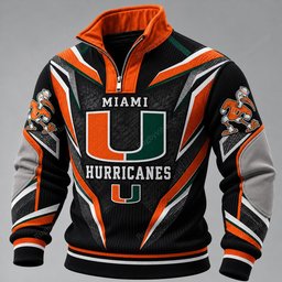 MI Hurricanes Furless Collar Sweatshirt