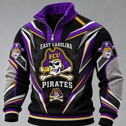 East Carolina Pirates Furless Collar Sweatshirt