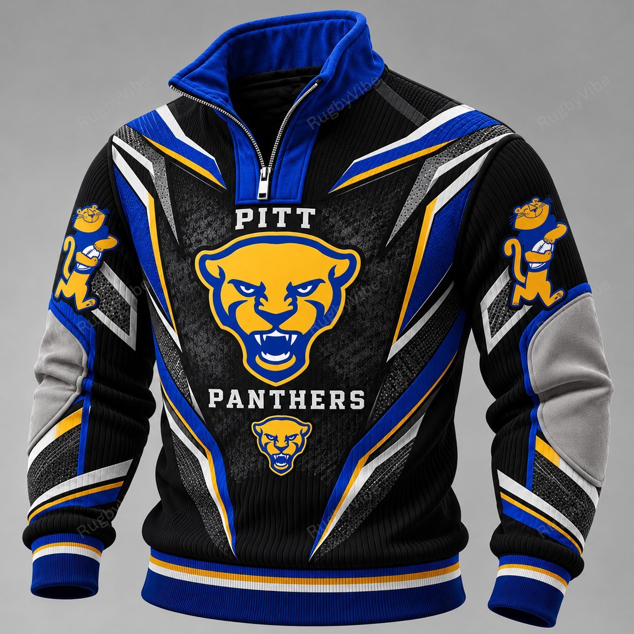 Pitt Panthers Furless Collar Sweatshirt