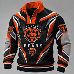 Chicago Bears Furless Collar Sweatshirt