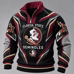 Florida State Seminoles Furless Collar Sweatshirt