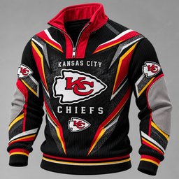 Kansas City Chiefs Furless Collar Sweatshirt