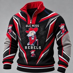 Ole Miss Rebels Furless Collar Sweatshirt