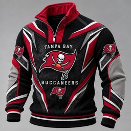 Tampa Bay Buccaneers Furless Collar Sweatshirt