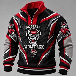 NC State Wolfpack Furless Collar Sweatshirt
