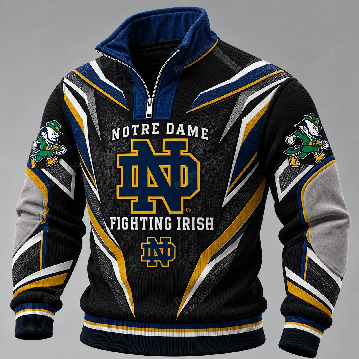 Notre Dame Fighting Irish Furless Collar Sweatshirt