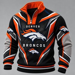 Denver Broncos Furless Collar Sweatshirt