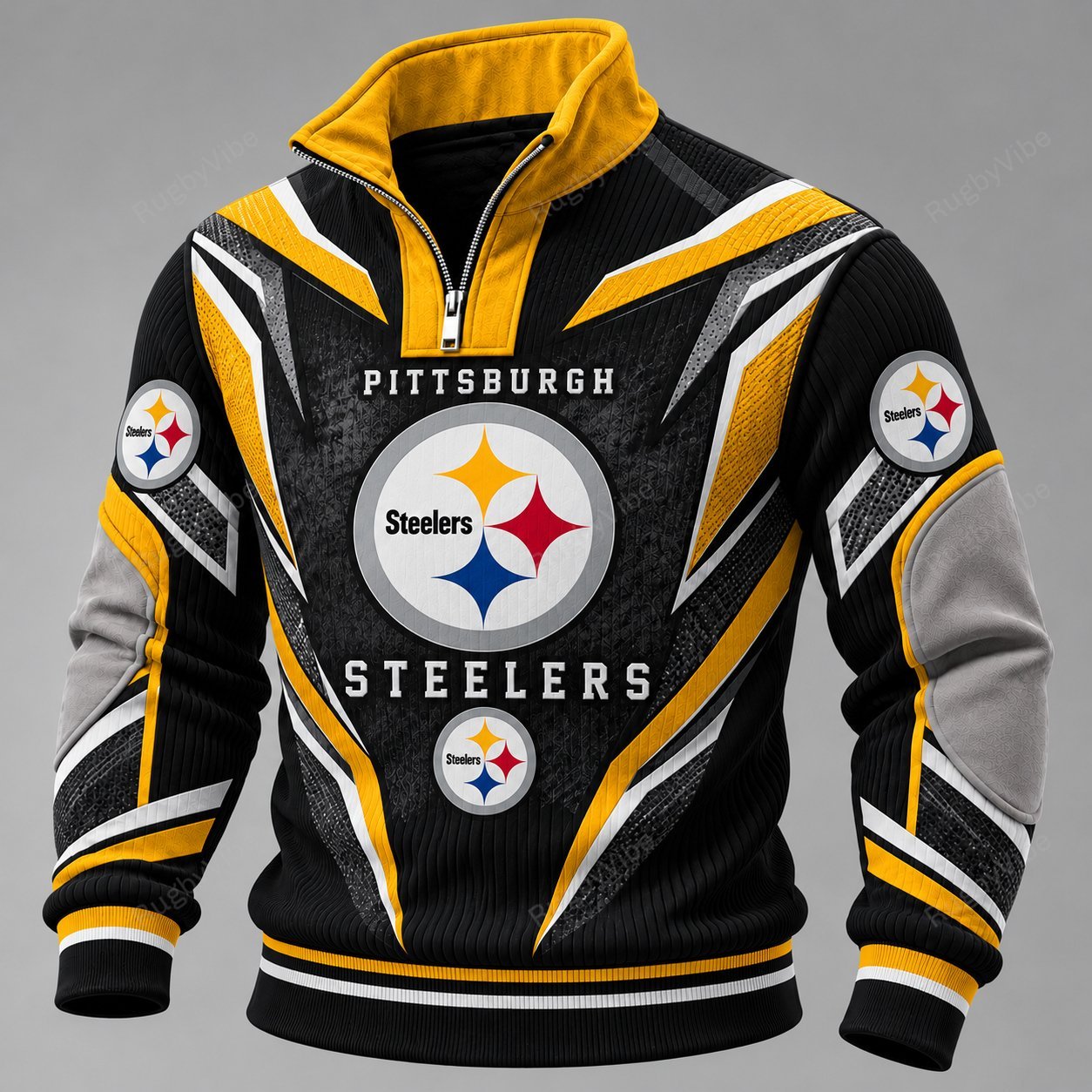 Pittsburgh Steelers Furless Collar Sweatshirt