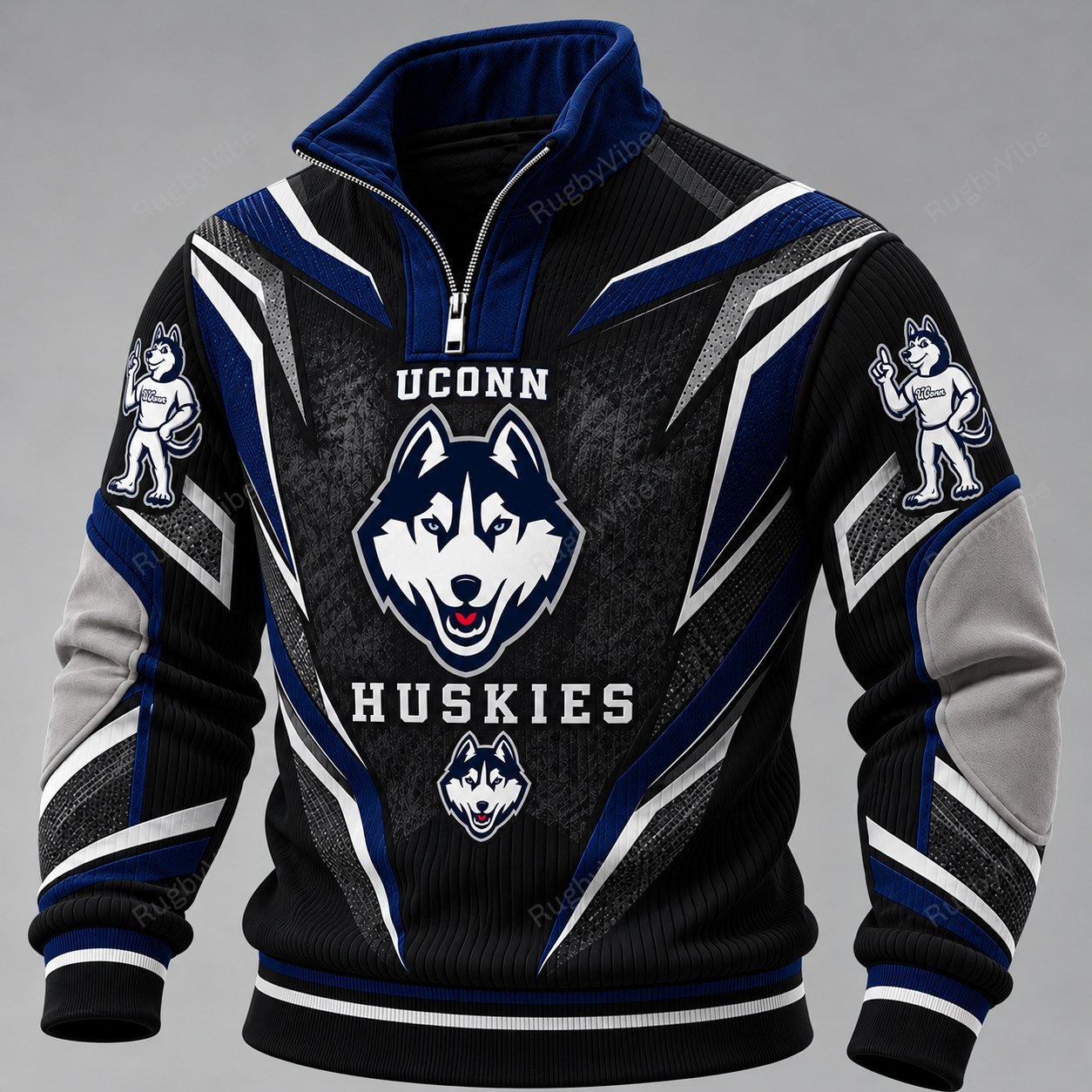 Uconn Huskies Furless Collar Sweatshirt