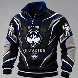 Uconn Huskies Furless Collar Sweatshirt
