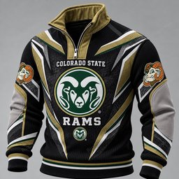 Colorado State Rams Furless Collar Sweatshirt