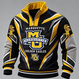 Marquette Golden Eagles Furless Collar Sweatshirt