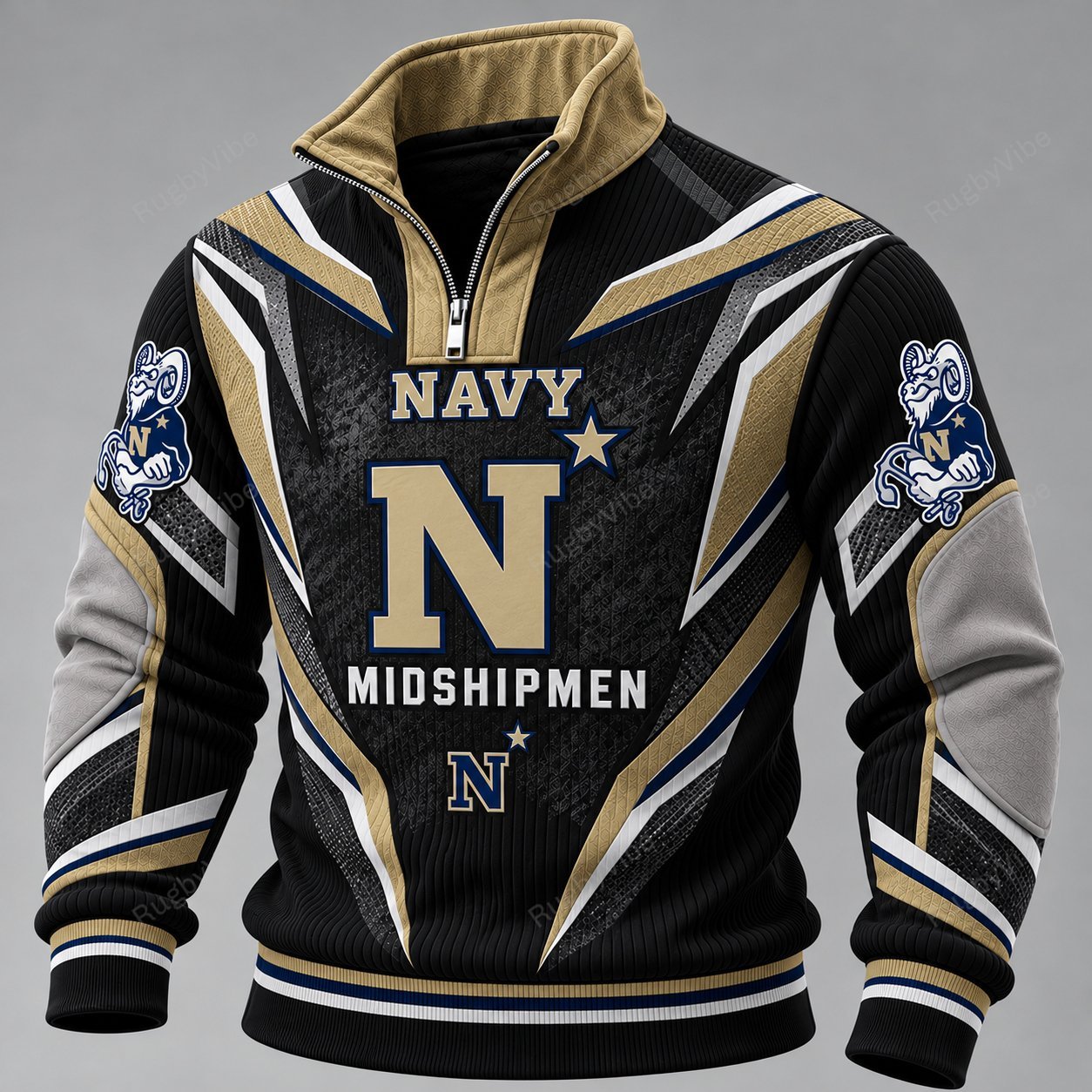 Navy Midshipmen Furless Collar Sweatshirt