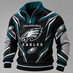 Philadelphia Eagles Furless Collar Sweatshirt