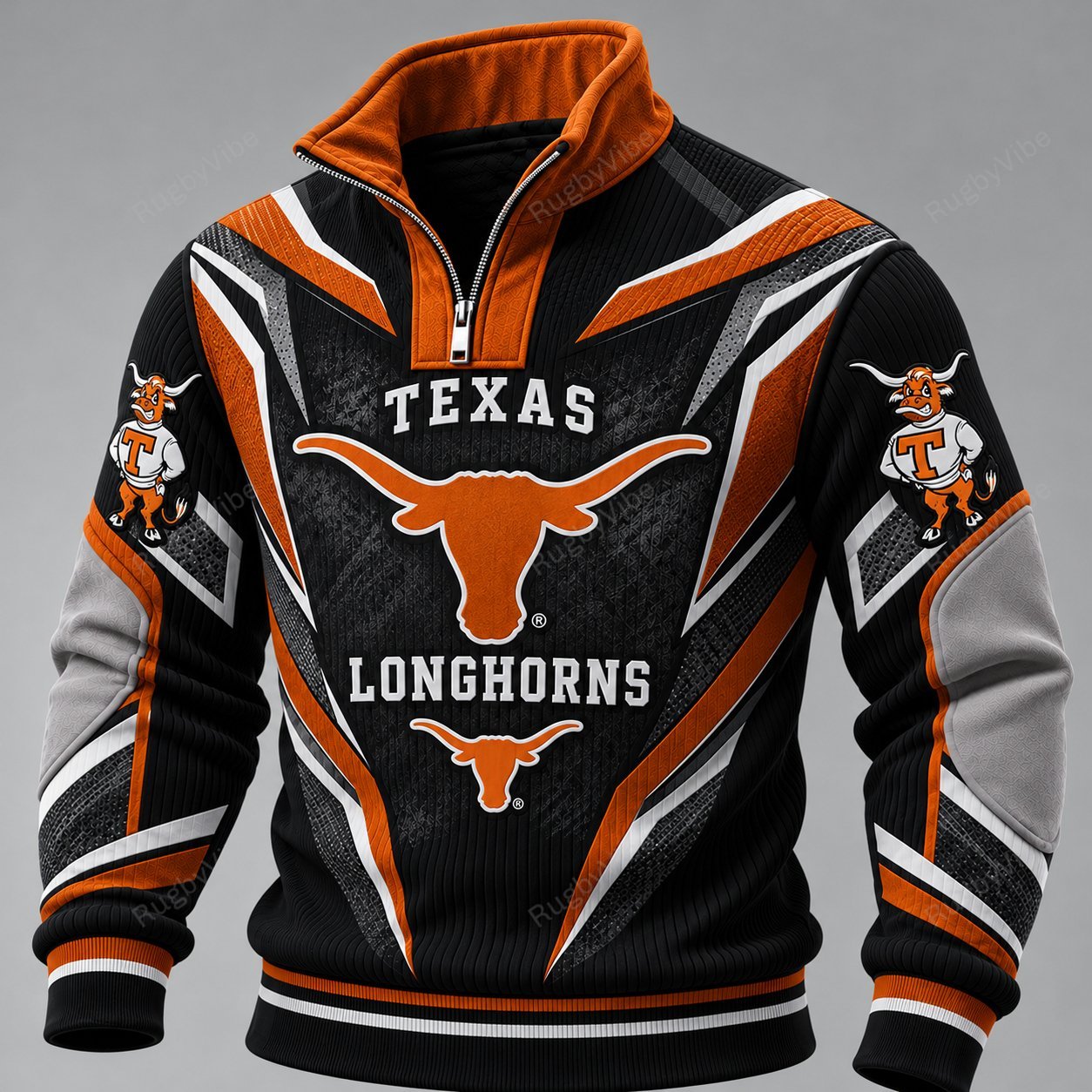 TX Longhorns Furless Collar Sweatshirt