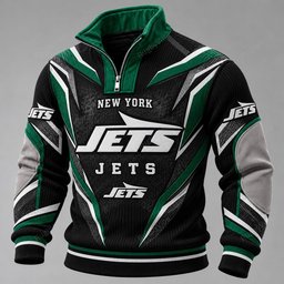 New York Jets Furless Collar Sweatshirt
