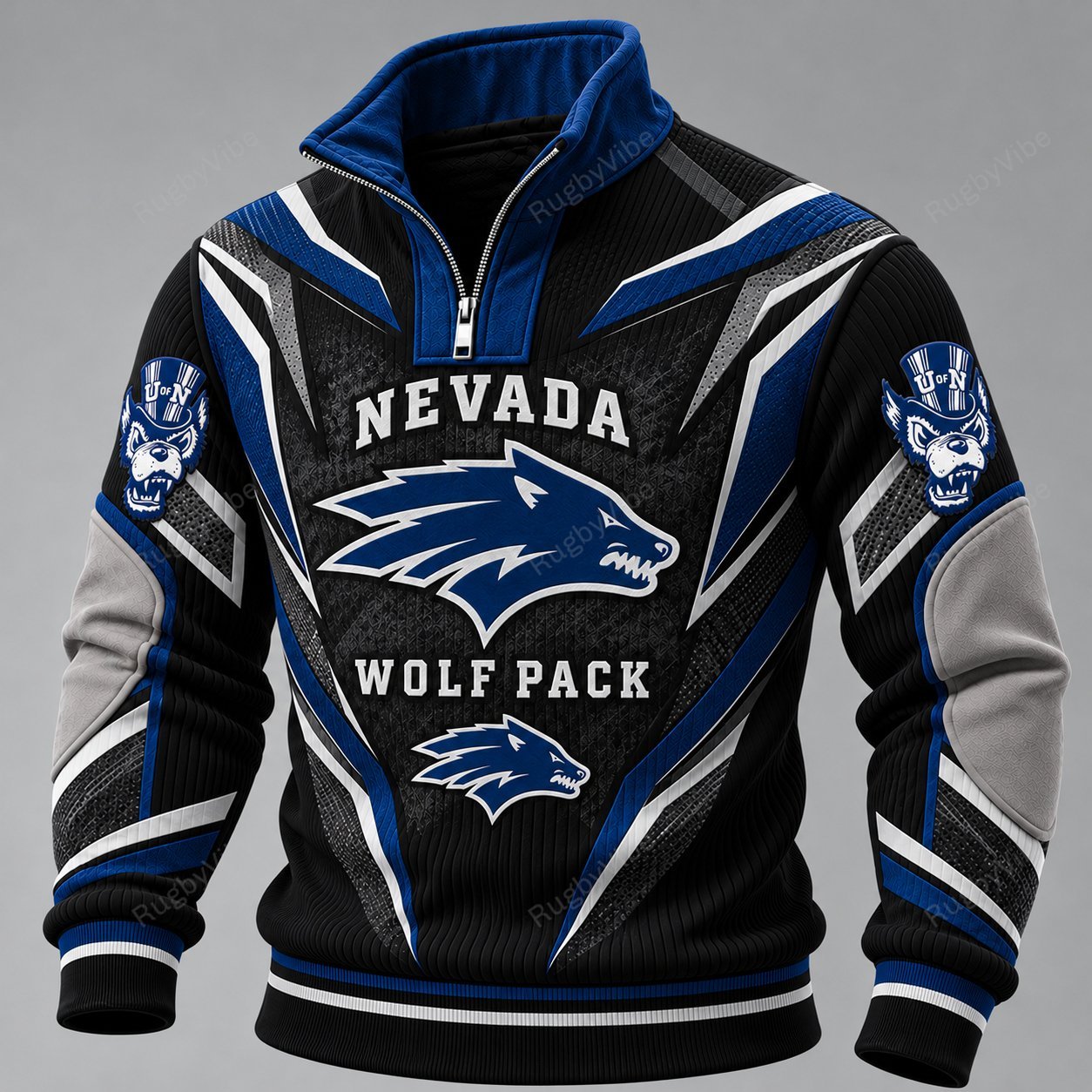 Nevada Wolf Pack Furless Collar Sweatshirt