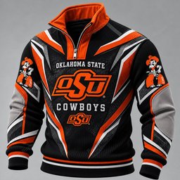 Oklahoma State Cowboys Furless Collar Sweatshirt
