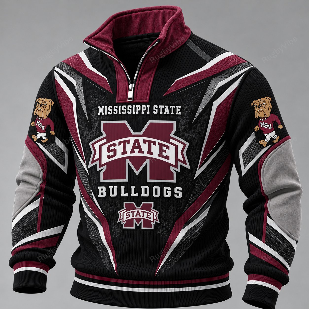 Mississippi State Bulldogs Furless Collar Sweatshirt