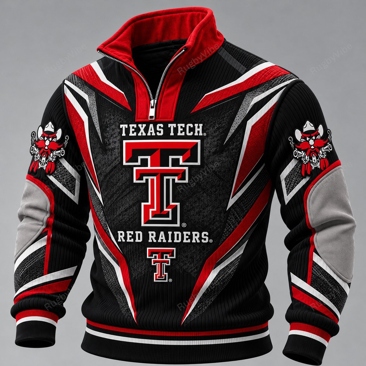 TX Tech Red Raiders Furless Collar Sweatshirt