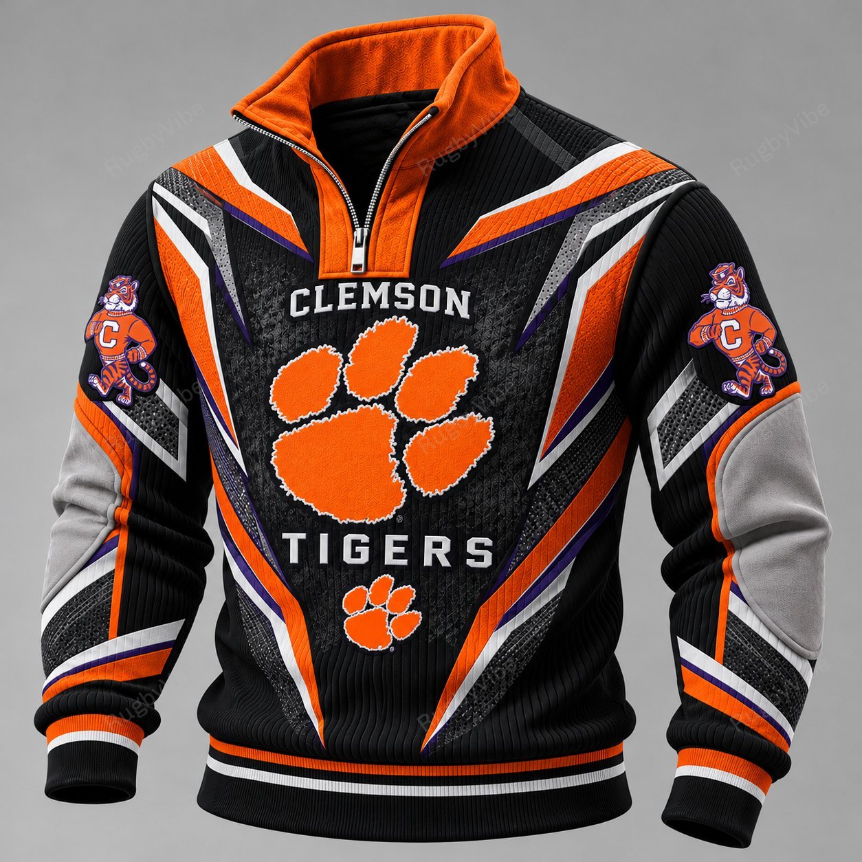 Clemson Tigers Furless Collar Sweatshirt