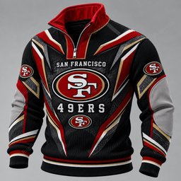 San Francisco 49ers Furless Collar Sweatshirt