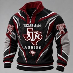 TX A&M Aggies Furless Collar Sweatshirt