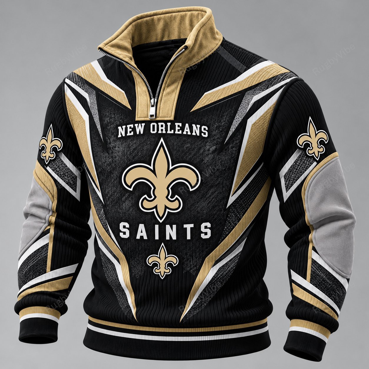 New Orleans Saints Furless Collar Sweatshirt