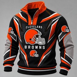 Cleveland Browns Furless Collar Sweatshirt
