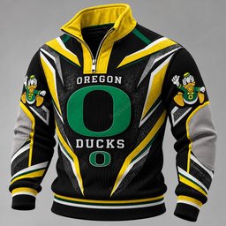 Oregon Ducks Furless Collar Sweatshirt