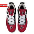 Atlanta Falcons Personalized Air Jordan 4 Sneaker