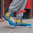 Los Angeles Chargers Personalized Air Jordan 4 Sneaker