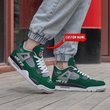 New York Jets Personalized Air Jordan 4 Shoes