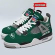 New York Jets Personalized Air Jordan 4 Shoes