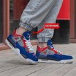 Texas Rangers Personalized Air Jordan 4 Sneakers