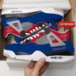 Texas Rangers Personalized Air Jordan 4 Sneakers