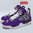 Minnesota Vikings Personalized Air Jordan 4 Shoes