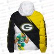Green Bay Packers Retro Pattern Unisex Puffer Jacket Down Jacket