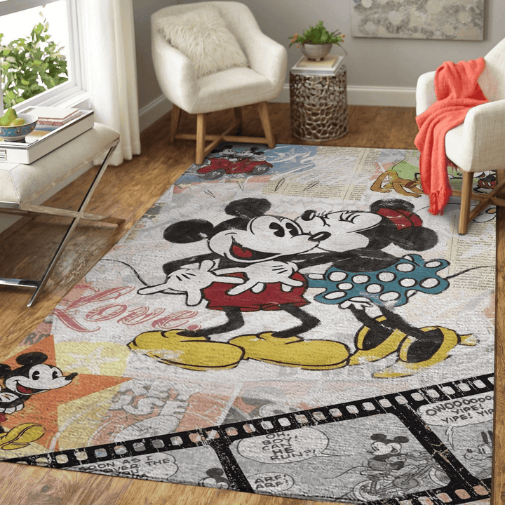 Wdw Decor Rugs Mickey Mouse Area Rugs Disney Movie Living Room Carpet Custom Floor ...