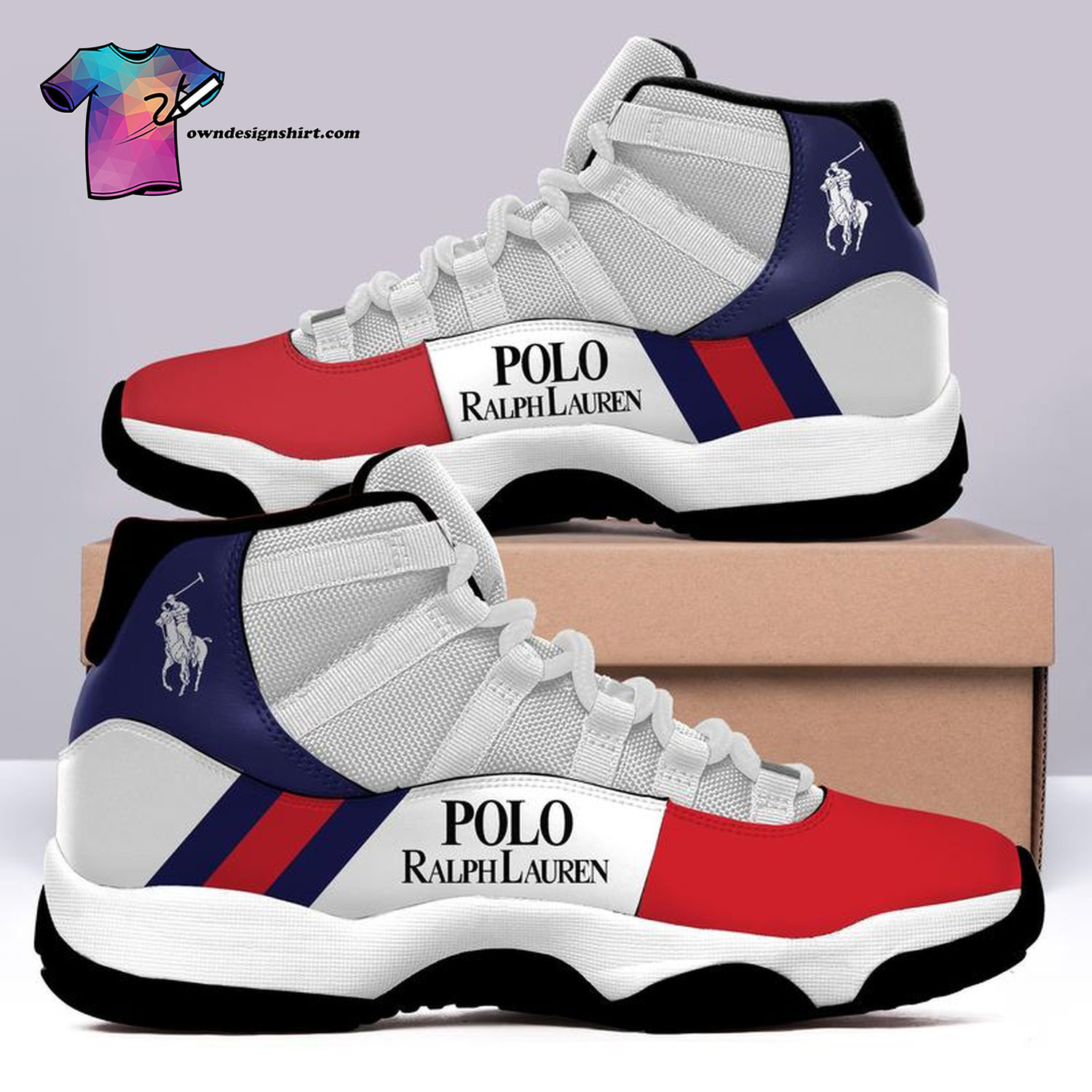 Jd11 Polo Ralph Lauren Monogram JD11 Shoes Sport Sneakers - Snakeislandz