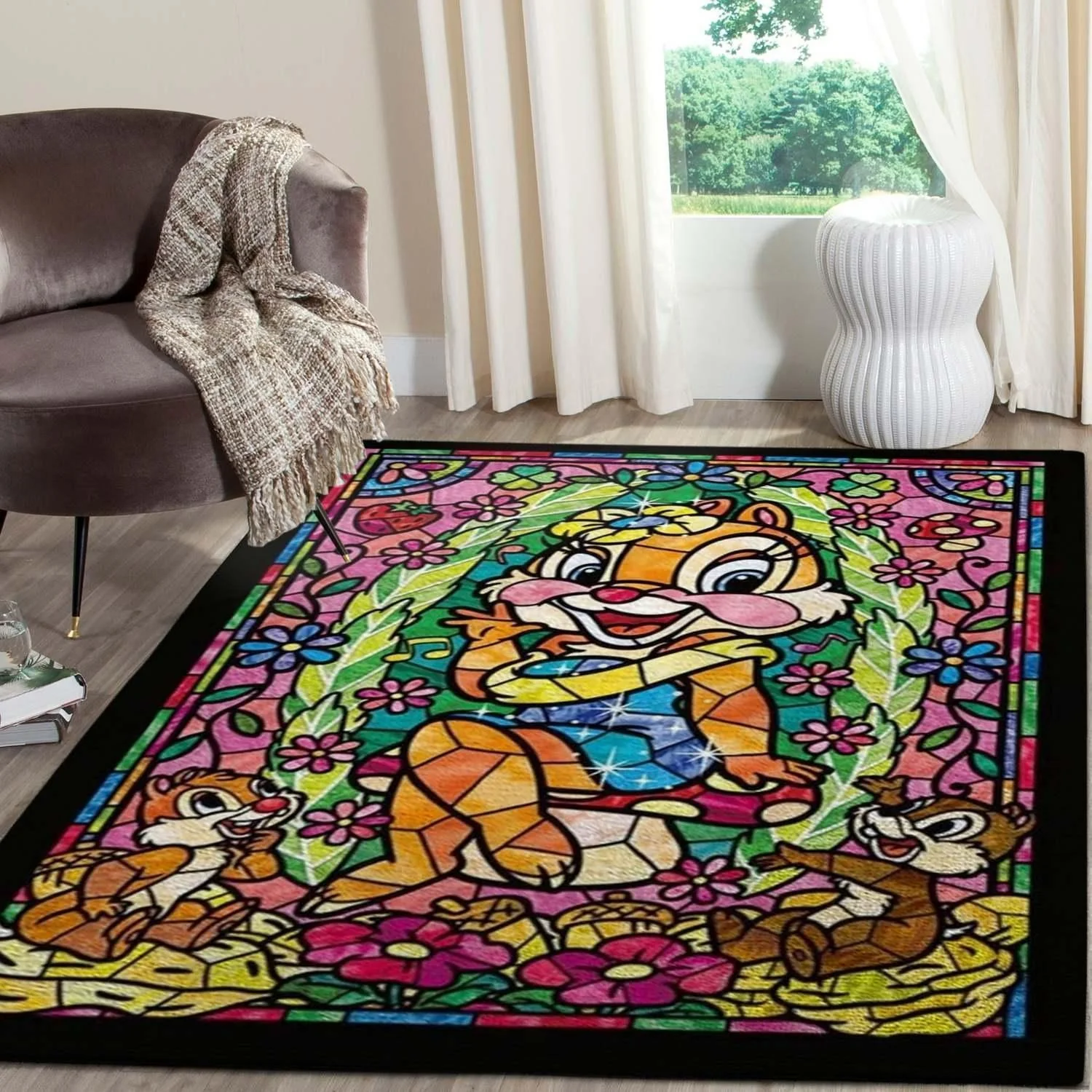 Wdw Decor Rugs The Chipmunks Area Rugs Disney Living Room Carpet Custom Floor Home ...