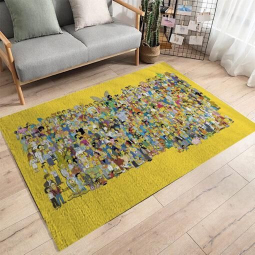 The Simpsons Fox Cartoon Movie Area Rug Carpet Home Decor - Snakeislandz