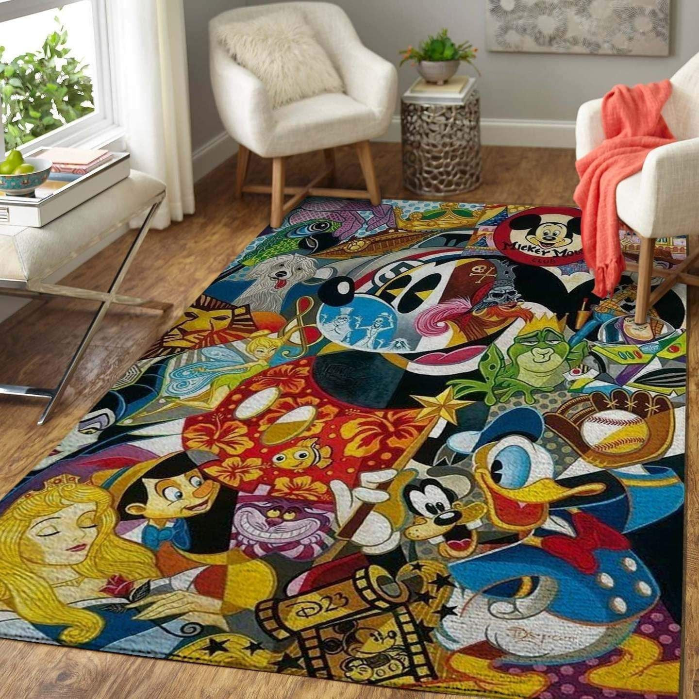 Wdw Decor Rugs Mickey Area Rugs Disney Character Floor Home Decor - Snakeislandz