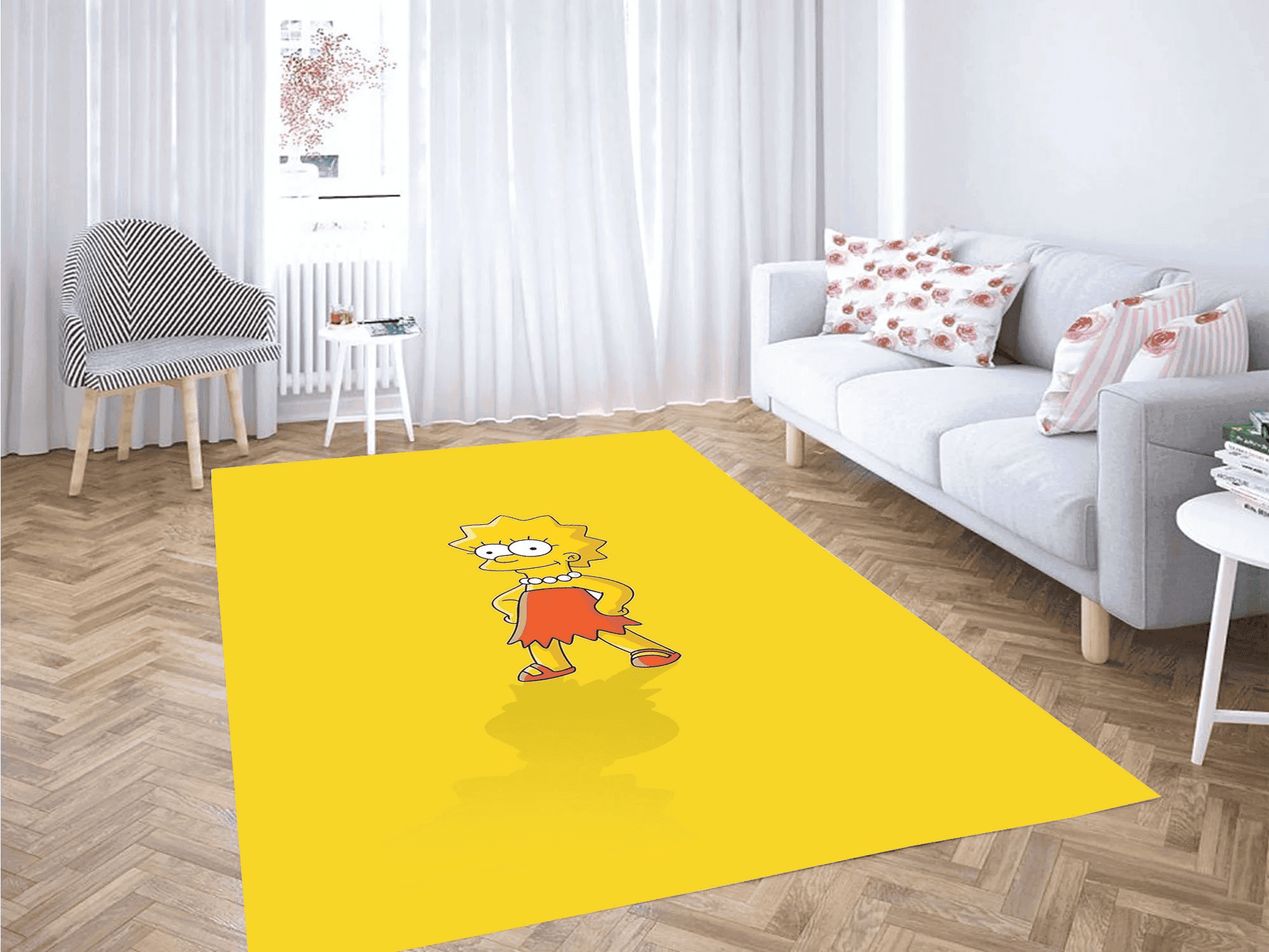 Baby Lisa Rug Lisa Simpsons Carpet Rug - Snakeislandz