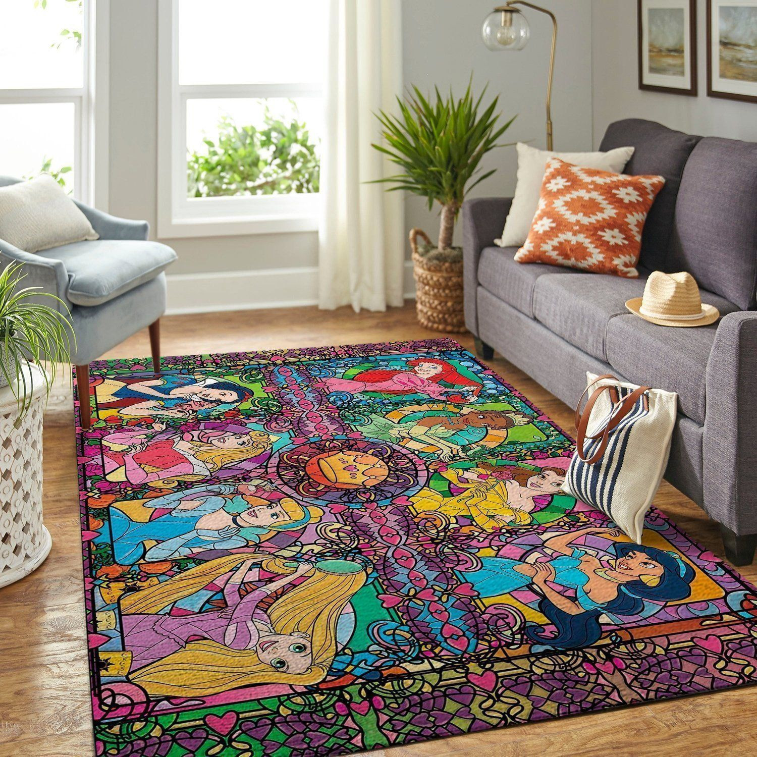 Disney Princess Area Rugs Disney Cartoons Carpet Living Room Carpet ...
