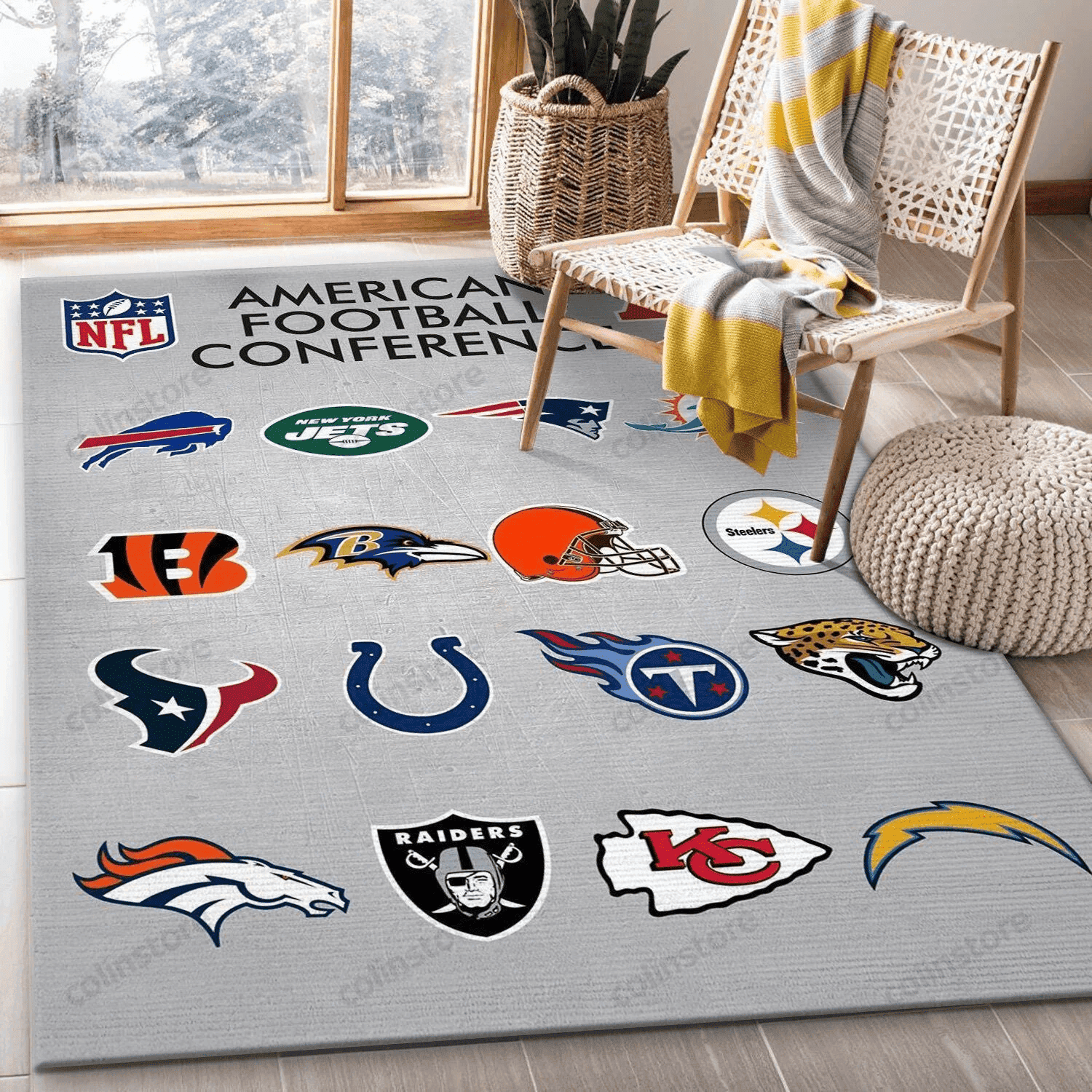 Teams Metallic Afc Area Rug Bedroom Rug Home Decor Floor Decor 5535 ...