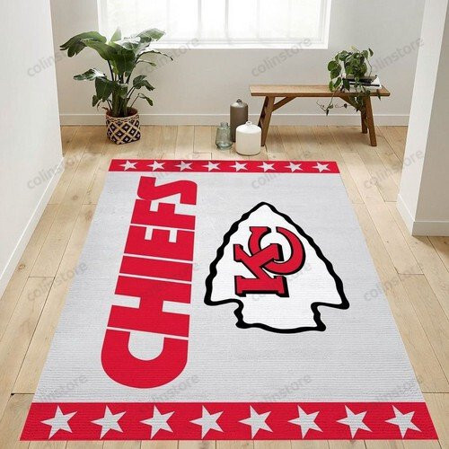 Kansas City Chiefs Banner Team Logo Rug Living Room Rug Us Gift De 7957 ...